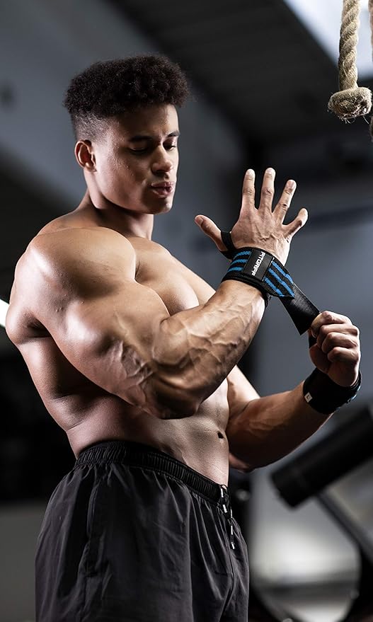 Fitgriff® Lifting Straps & Wrist Wraps (Bundle) Superior Support for Weightlifting & Gym Workouts - for Men and Women-GravixFit