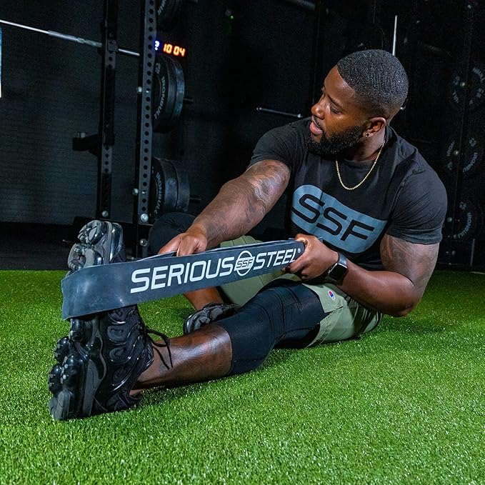 Serious Steel Fitness 32" Resistance Training Bands (Portable Exercise Band System Training Bands- Great for Individuals Under 5'10")-GravixFit