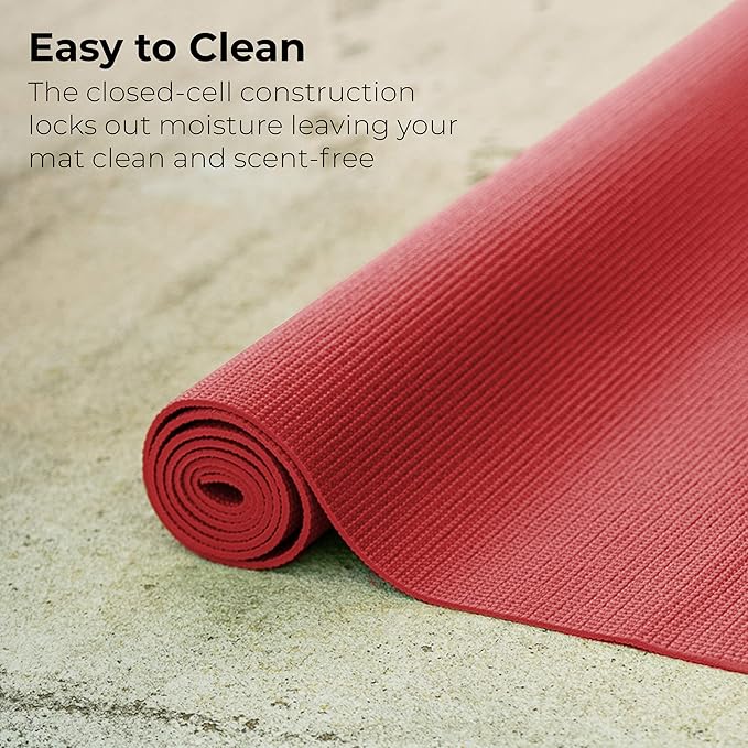 Hello Fit 10-Pack Yoga Mat, 68" x 24" Non Slip Exercise Mat, 4mm Thick Gym Mat for Fitness and Stretching, Bulk Non Toxic Yoga Mats for Schools and Studios-GravixFit