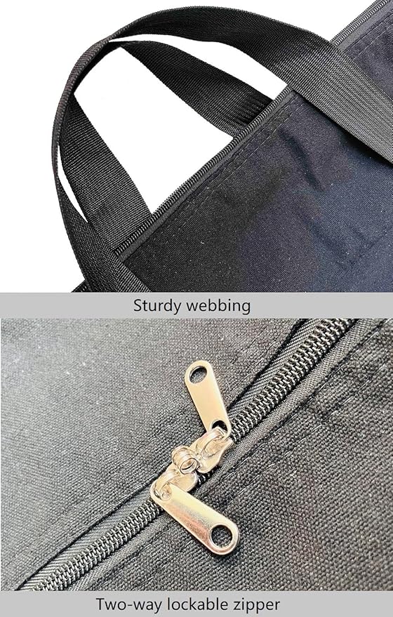 Extra Large Storage Duffle Bag with Zippers and Handles, Big Foldable Duffle Bag for Travel-GravixFit