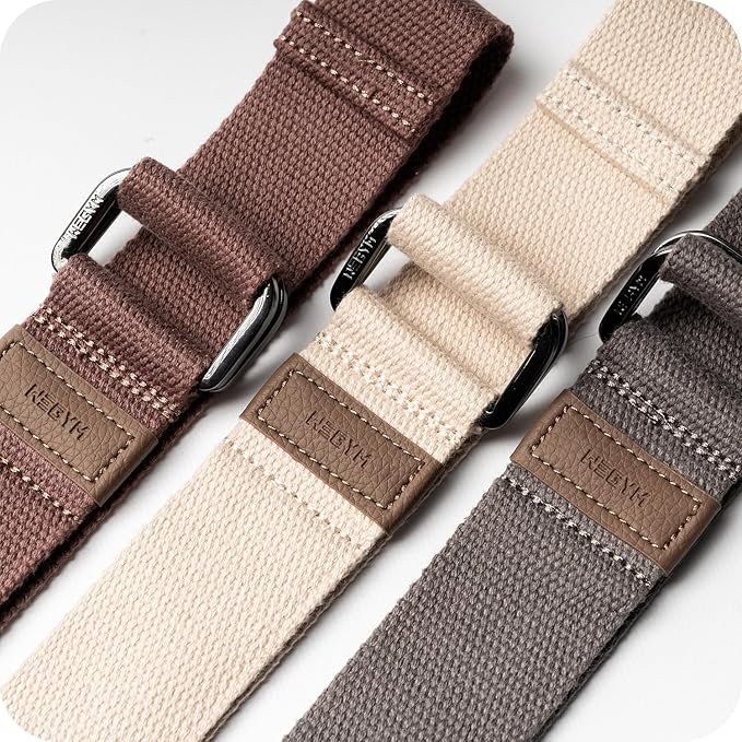 Fitness Yoga Strap, Soft Cotton Workouts Unisex Yoga Straps, Stretch Bands for Exercise and Flexibility, Yoga Belt for Fitness, Yoga, Pilates-GravixFit