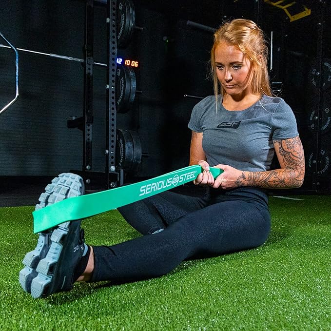 Serious Steel Fitness 32" Resistance Training Bands (Portable Exercise Band System Training Bands- Great for Individuals Under 5'10")-GravixFit