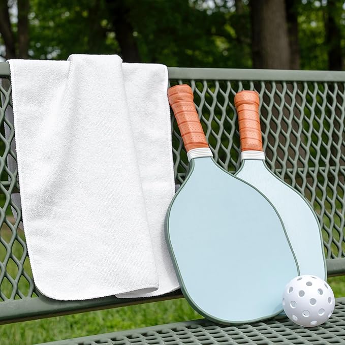 S&T INC. Microfiber Gym Towels, Yoga Towel for Home and Gym Bag, 16 Inch x 27 Inch, 6 Pack-GravixFit