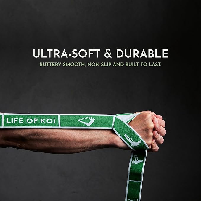 Stretching Strap Set of 3, Stretch Straps with Loops for Yoga, Pilates, Dance, Physical Therapy, 3 Resistance Bands, Stretch Bands for Exercise, Flexibility, Yoga Straps for Stretching-GravixFit