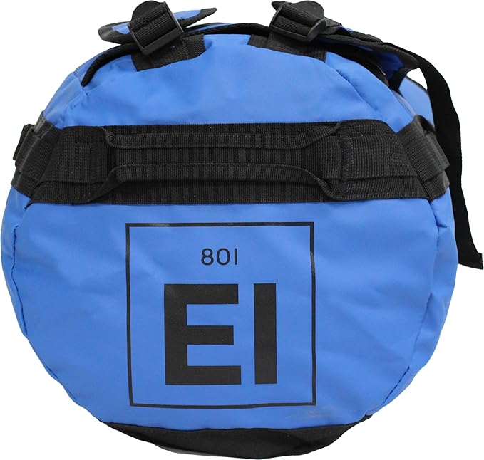 Element Equipment Trailhead Duffel Bag Shoulder Straps Waterproof Imperial Blue Medium-GravixFit