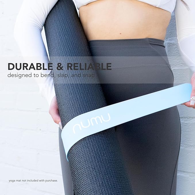 Numu Yoga Mat Strap Slap Band - Easy Snap On to Keep Exercise Mat Tightly Rolled and Secured for Yoga Mat Storage and Travel-GravixFit