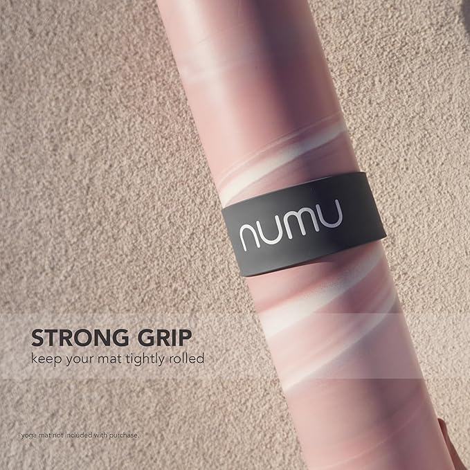 Numu Yoga Mat Strap Slap Band - Easy Snap On to Keep Exercise Mat Tightly Rolled and Secured for Yoga Mat Storage and Travel-GravixFit