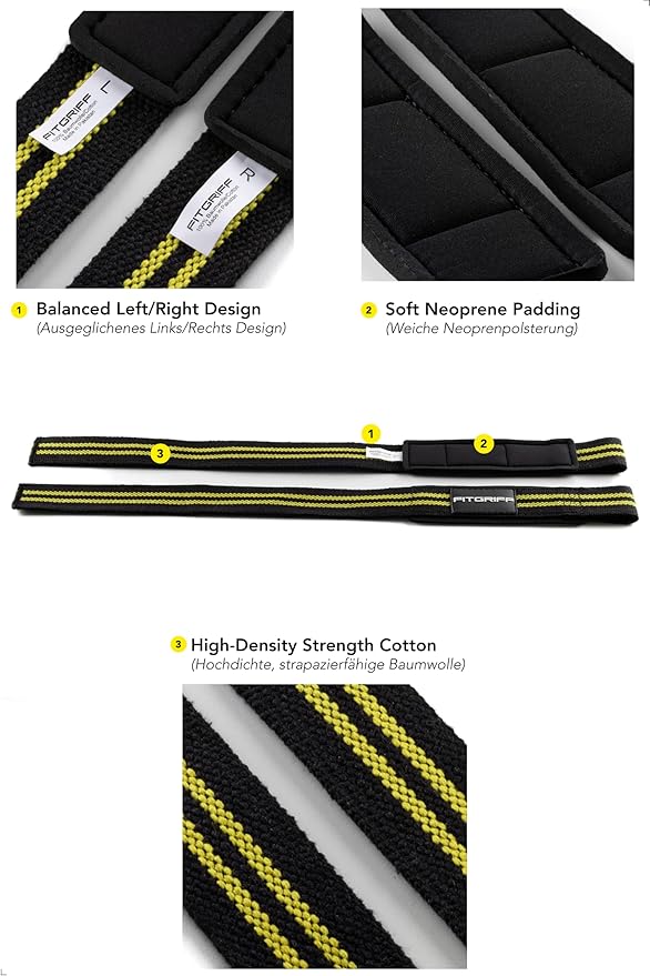 Fitgriff® Lifting Straps & Wrist Wraps (Bundle) Superior Support for Weightlifting & Gym Workouts - for Men and Women-GravixFit