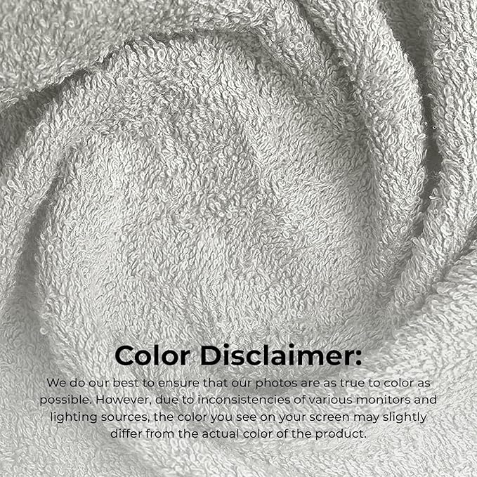 Avalon Salon Towel - Silver Hand Towels Bulk Pack of 24-100% Cotton Absorbent Spa, Facial & Gym Towels for Working Out - 16x27 Inches (Not Bleach Proof)-GravixFit