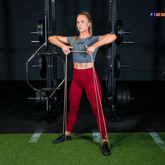 SERIOUS STEEL FITNESS Assisted 41" Pull-Up Band, Resistance & Stretch, Powerlifting & Pull-up Assist Loop (Single Band)-GravixFit