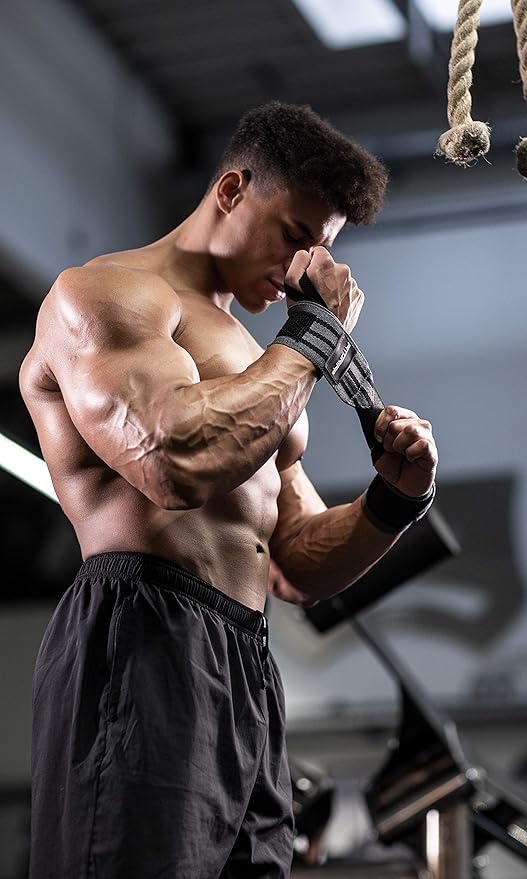 Fitgriff® Lifting Straps & Wrist Wraps (Bundle) Superior Support for Weightlifting & Gym Workouts - for Men and Women-GravixFit