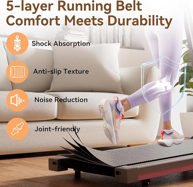Treadmills for Home, 4-in-1 Foldable Treadmill with Incline, 300 LBS Capacity Running Treadmills for Home Small Spaces with Handles, 3.0 HP Folding Treadmill with Smart APP-GravixFit
