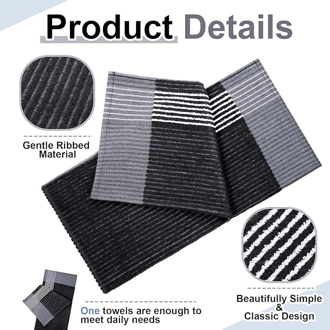 Mixweer Caddy Golf Towel 22" x 42" Large Caddy Towel Camping Sport Towels Cotton Soft Towels for Man Golf Lovers-GravixFit