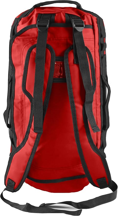 Element Equipment Trailhead Duffel Bag Shoulder Straps Waterproof Red Large-GravixFit
