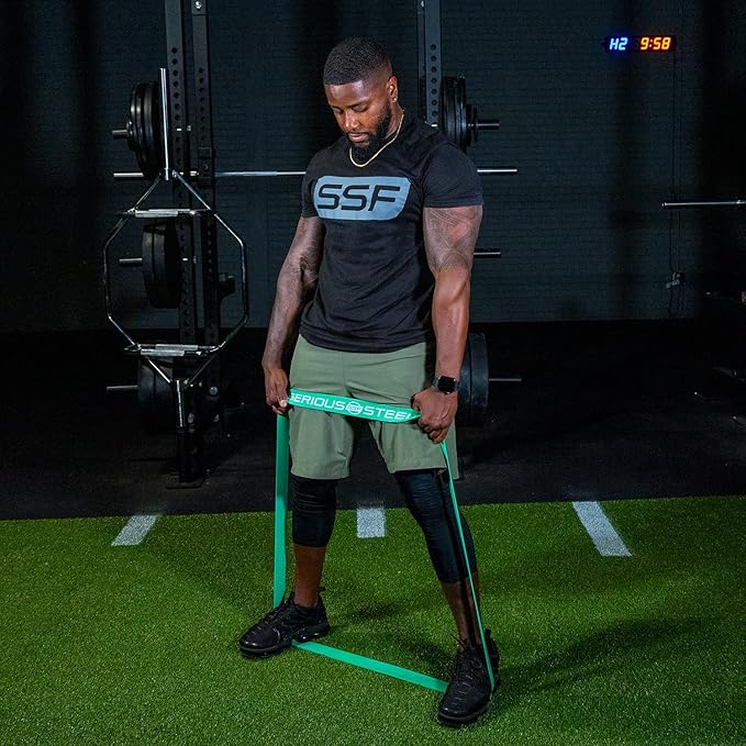 Serious Steel Fitness 32" Resistance Training Bands (Portable Exercise Band System Training Bands- Great for Individuals Under 5'10")-GravixFit