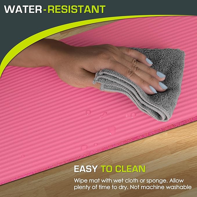 ProsourceFit Extra Thick Yoga Knee Pad and Elbow Cushion 15mm (5/8”) Fits Standard Mats for Pain Free Joints in Yoga, Pilates, Floor Workouts-GravixFit
