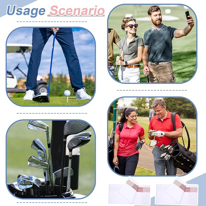 Mixweer Caddy Golf Towel 22" x 42" Large Caddy Towel Camping Sport Towels Cotton Soft Towels for Man Golf Lovers-GravixFit