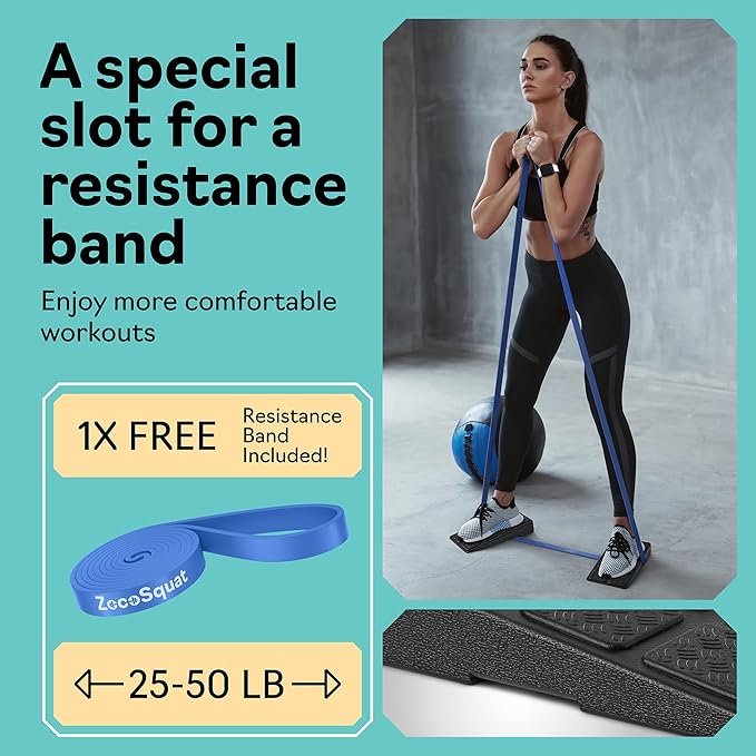 Squat Wedge - Squat Wedge Block 520 LBS Weight Capacity - Slant Board for Calf Stretching - Calf Stretcher Slant Board - yoga blocks-GravixFit