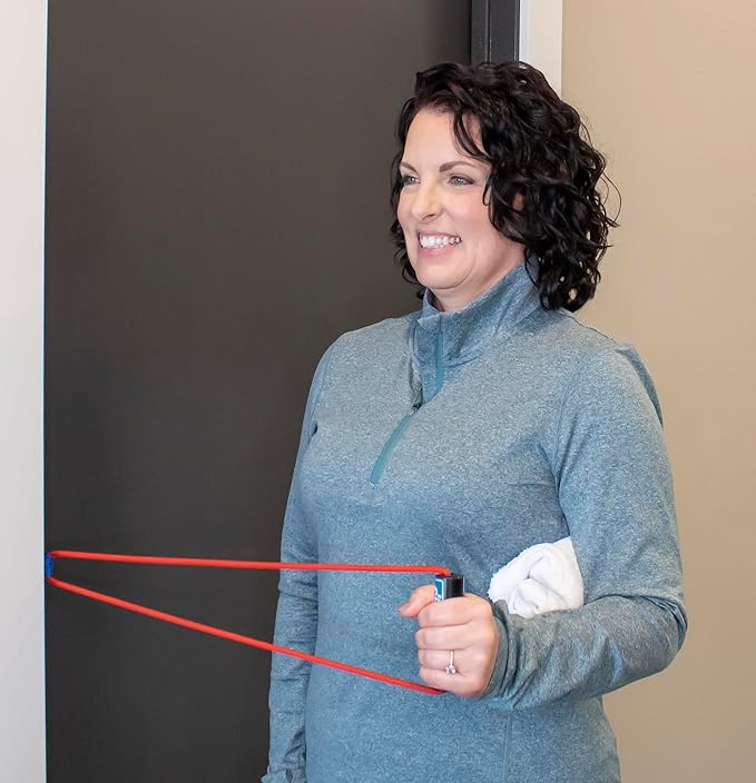 RangeMaster ShoulderFit Resistance Exerciser │ Resistance Tube Level 1│ Home Flex Cord Gym │ Shoulder Strengthening Tool │ Increase Flexibility and Mobility-GravixFit