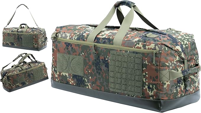 Large Military Tactical Duffle Bag Duffel Backpack for Special Work,Sports,Traveling,Camping 85L-GravixFit