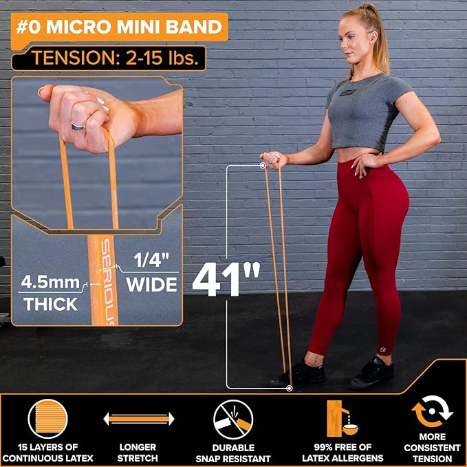 SERIOUS STEEL FITNESS Assisted 41" Pull-Up Band, Resistance & Stretch, Powerlifting & Pull-up Assist Loop (Single Band)-GravixFit