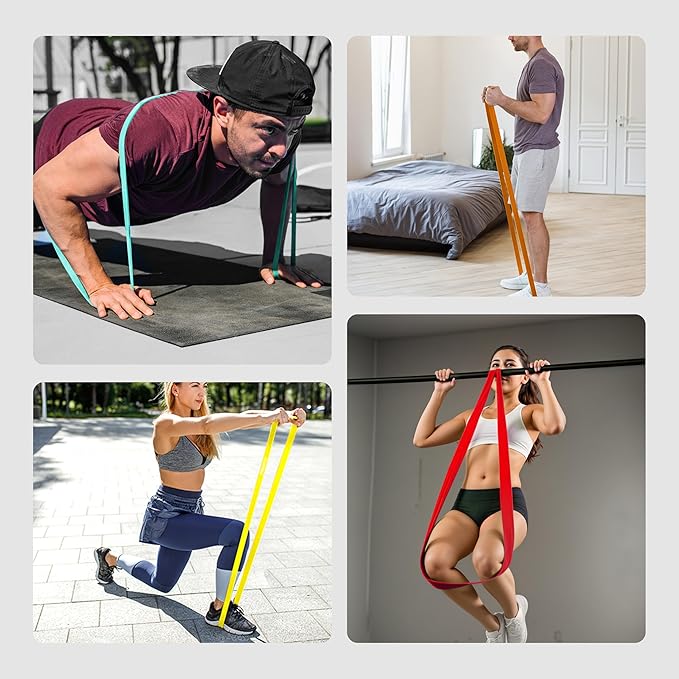 PROIRON Resistance Bands,Pull Up Assistance Bands,Exercise Workout Band for Men & Women,Thick Heavy Duty Resistance Band Set for Working Out,Stretching, Physical Therapy-GravixFit
