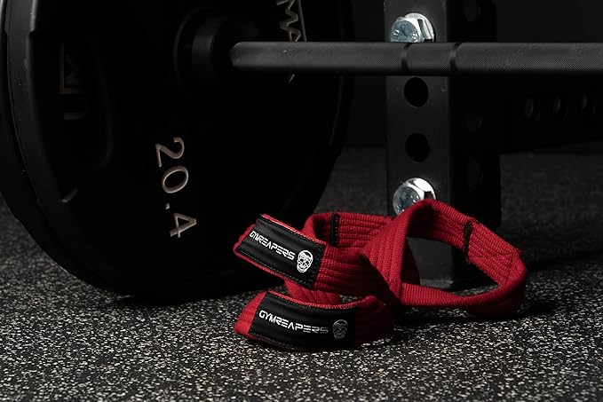 Gymreapers Figure 8 Lifting Straps For Deadlift, Powerlifting, Strongman, & Cross Training Strong Weightlifting Wrist Straps For Men, Women-GravixFit