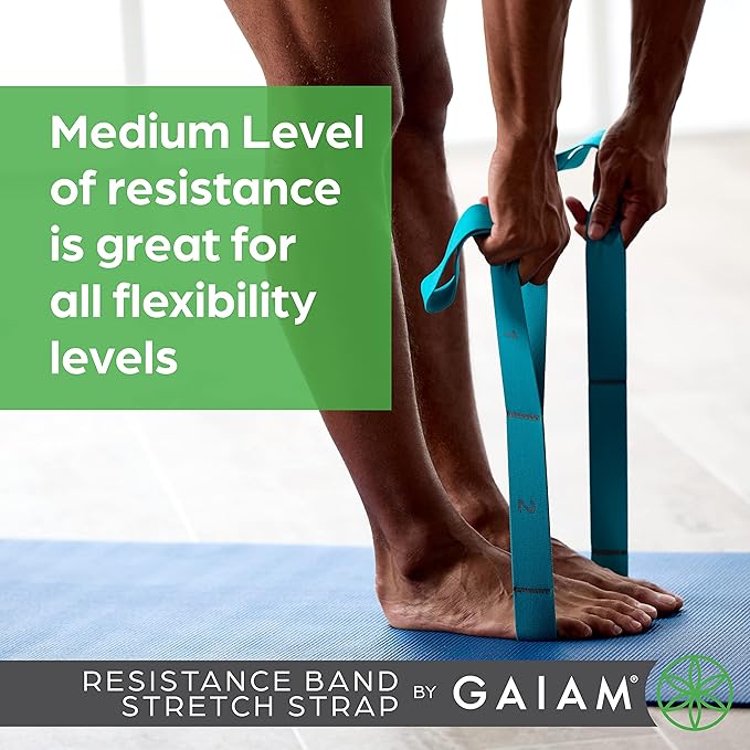 Gaiam Restore Resistance Band Stretching-GravixFit