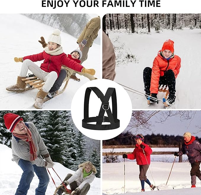 Sled Harness, Weight Speed Tire Pulling Workout Resistance and Assistance Trainer Physical Training Rope Football Exercise Equipment for Outdoor Indoor Men and Women