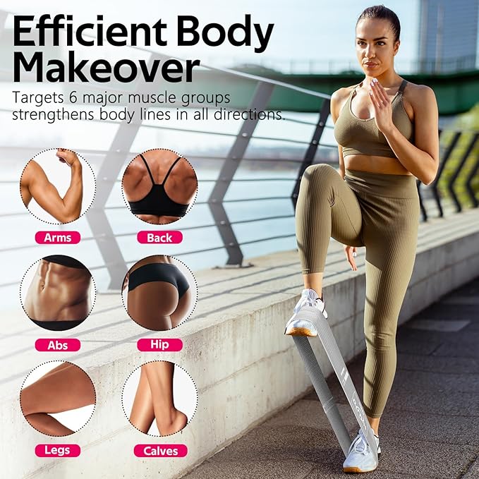 Fabric Resistance Bands for Working Out - Booty Bands for Legs -Glutes Training for Women and Men - Exercise Bands for Squats, Yoga, Physical Therapy -Home Gym Fitness-GravixFit