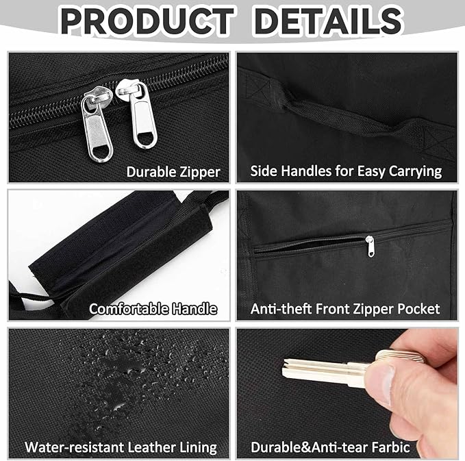 48 x 15 x 15 Inch, 176 L Extra Large Duffle Bag Camping Tent Storage Duffle Sports Equipment Bag Heavy Duty and Waterproof for Travel Camping Tent Pole Hammock Tripod Fishing Luggage Moving-GravixFit