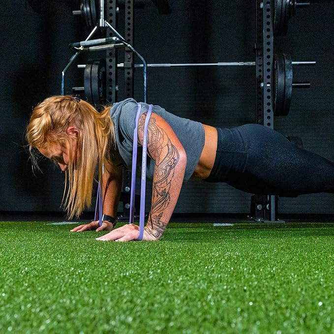 Serious Steel Fitness 32" Resistance Training Bands (Portable Exercise Band System Training Bands- Great for Individuals Under 5'10")-GravixFit