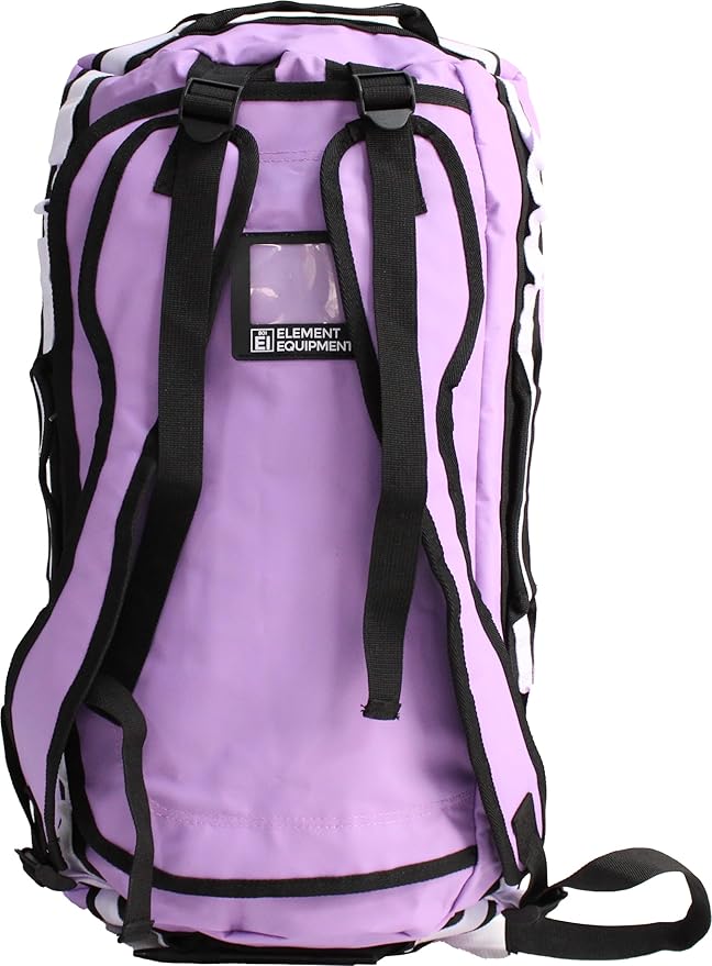 Element Equipment Trailhead Duffel Bag Shoulder Straps Waterproof Violet/Lavendar Large-GravixFit