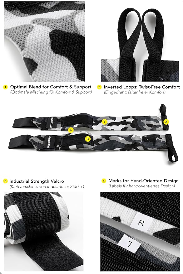 Fitgriff® Lifting Straps & Wrist Wraps (Bundle) Superior Support for Weightlifting & Gym Workouts - for Men and Women-GravixFit