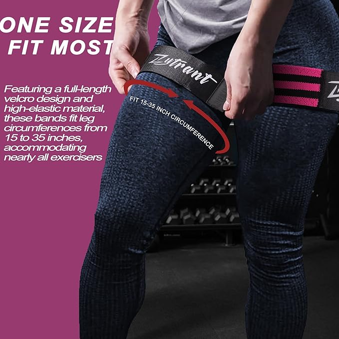 BFR Occlusion Bands for Women Legs Glutes Hip Building, Comfortable Elastic Booty Bands for Blood Flow Training Workouts Fast to Lift Your Butt,Squat,Thigh,Fitness-GravixFit