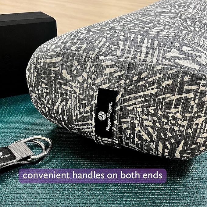 Hugger Mugger Standard Yoga Bolster - Firm, Supportive, Handmade, Durable-GravixFit