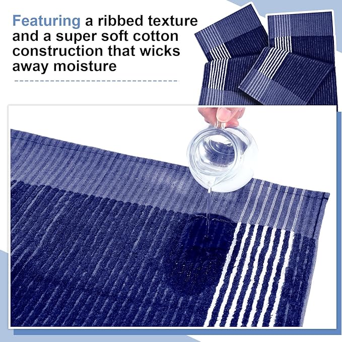 Mixweer Caddy Golf Towel 22" x 42" Large Caddy Towel Camping Sport Towels Cotton Soft Towels for Man Golf Lovers-GravixFit