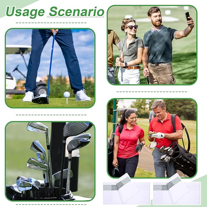 Mixweer Caddy Golf Towel 22" x 42" Large Caddy Towel Camping Sport Towels Cotton Soft Towels for Man Golf Lovers-GravixFit