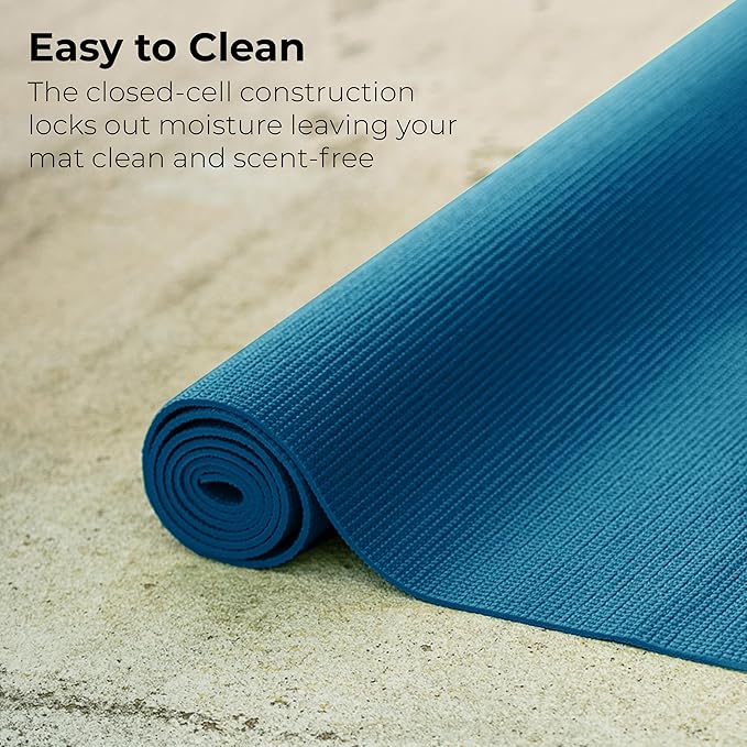Hello Fit 10-Pack Yoga Mat, 68" x 24" Non Slip Exercise Mat, 4mm Thick Gym Mat for Fitness and Stretching, Bulk Non Toxic Yoga Mats for Schools and Studios-GravixFit