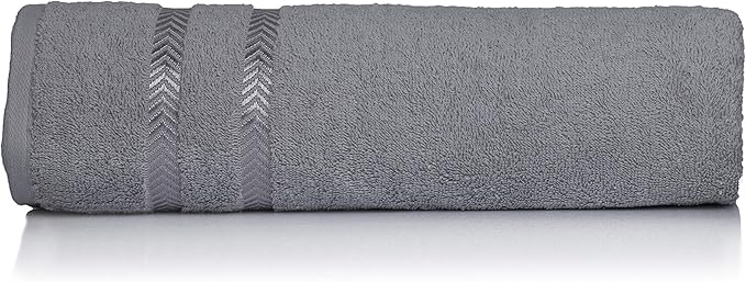 CASA COPENHAGEN Ember, 500 GSM, 16x28 Inches, Hand Towels, Set of 12 Towels, Super Soft and Absorbent, Egyptian Cotton Towels for Bathroom & Kitchen - Light Grey +White +Black +Dark Grey-GravixFit
