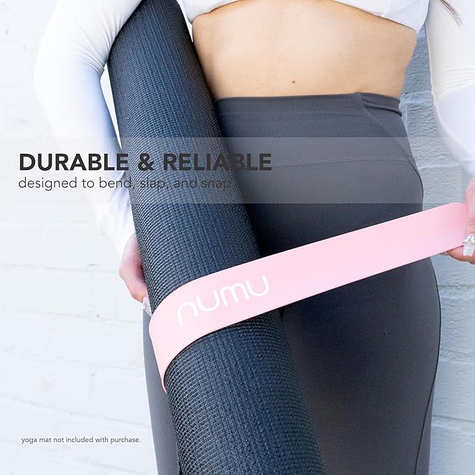Numu Yoga Mat Strap Slap Band - Easy Snap On to Keep Exercise Mat Tightly Rolled and Secured for Yoga Mat Storage and Travel-GravixFit