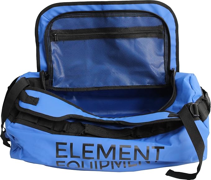 Element Equipment Trailhead Duffel Bag Shoulder Straps Waterproof Imperial Blue Medium-GravixFit