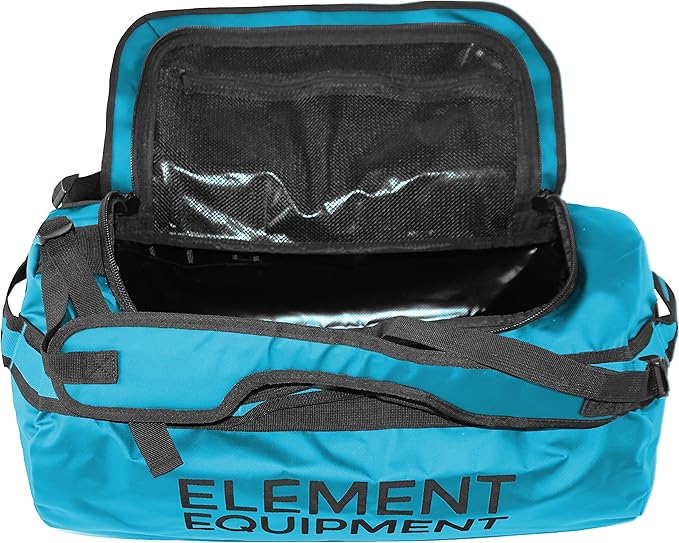 Element Equipment Trailhead Duffel Bag Shoulder Straps Waterproof Teal Medium-GravixFit