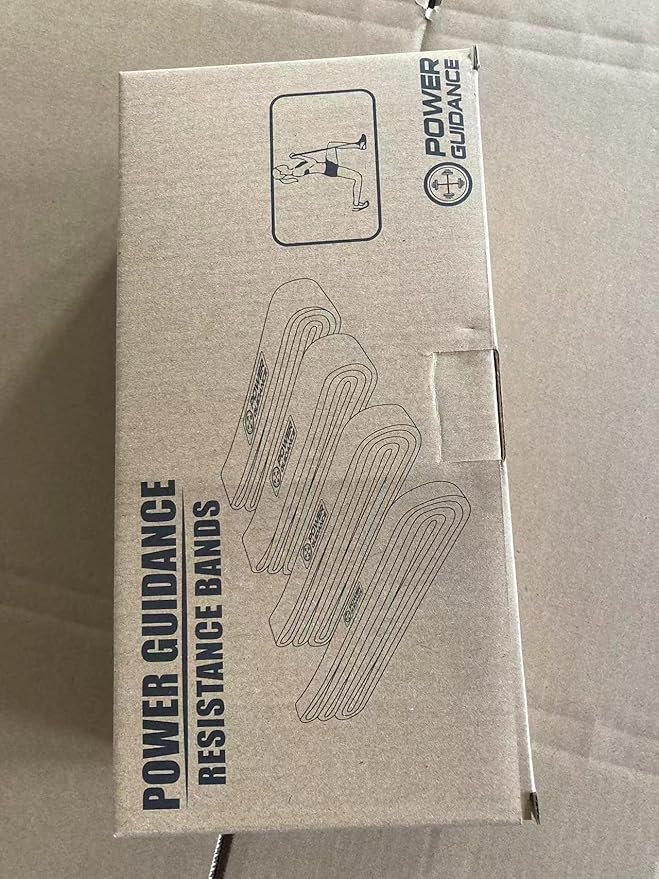 POWER GUIDANCE Pull Up Assist Bands - Stretch Resistance Band - Mobility Band - Powerlifting Bands - by Perfect for Body Stretching, Powerlifting, Resistance Training-GravixFit