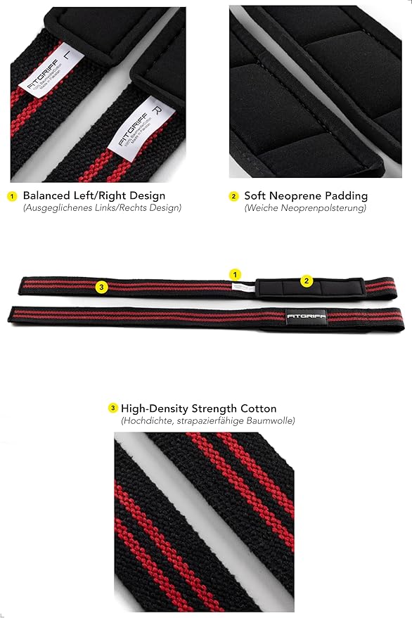 Fitgriff® Lifting Straps & Wrist Wraps (Bundle) Superior Support for Weightlifting & Gym Workouts - for Men and Women-GravixFit