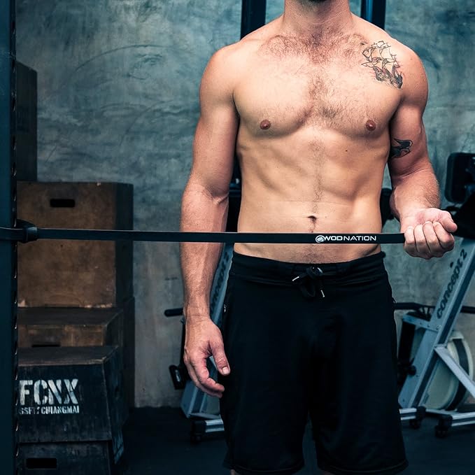 WOD Nation Pull Up Assistance Bands (10-175lbs Band) - Best for Pullup Assist, Chin Ups, Resistance Bands Exercise, Stretch, Mobility Work & Serious Fitness - 41 inch Straps-GravixFit