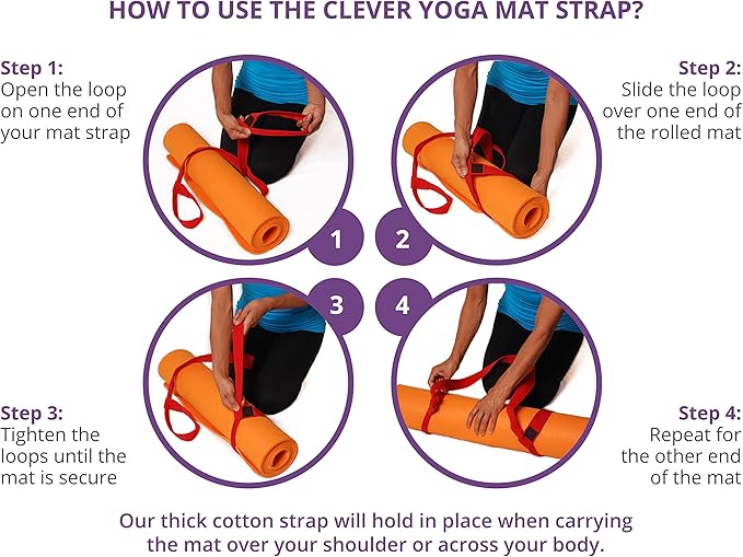 Clever Yoga Mat Carrier Strap sling-GravixFit