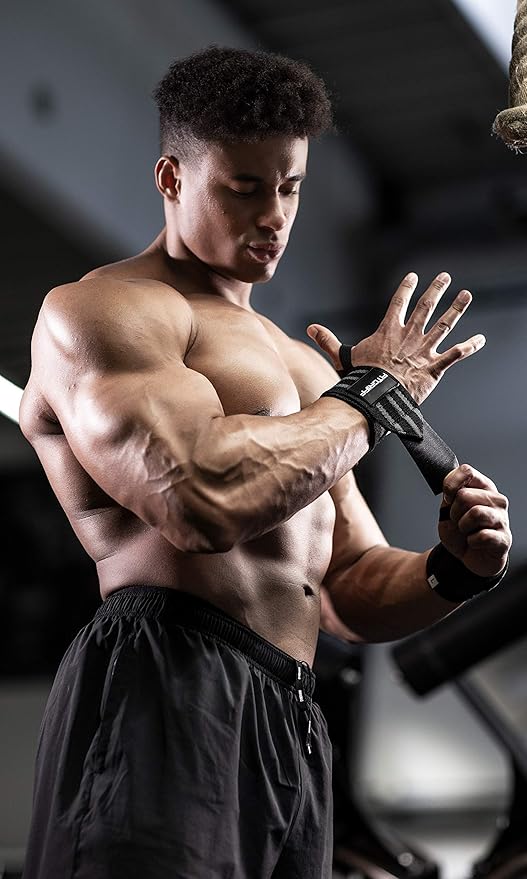 Fitgriff® Lifting Straps & Wrist Wraps (Bundle) Superior Support for Weightlifting & Gym Workouts - for Men and Women-GravixFit