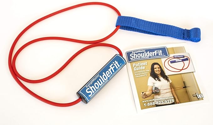 RangeMaster ShoulderFit Resistance Exerciser │ Resistance Tube Level 1│ Home Flex Cord Gym │ Shoulder Strengthening Tool │ Increase Flexibility and Mobility-GravixFit