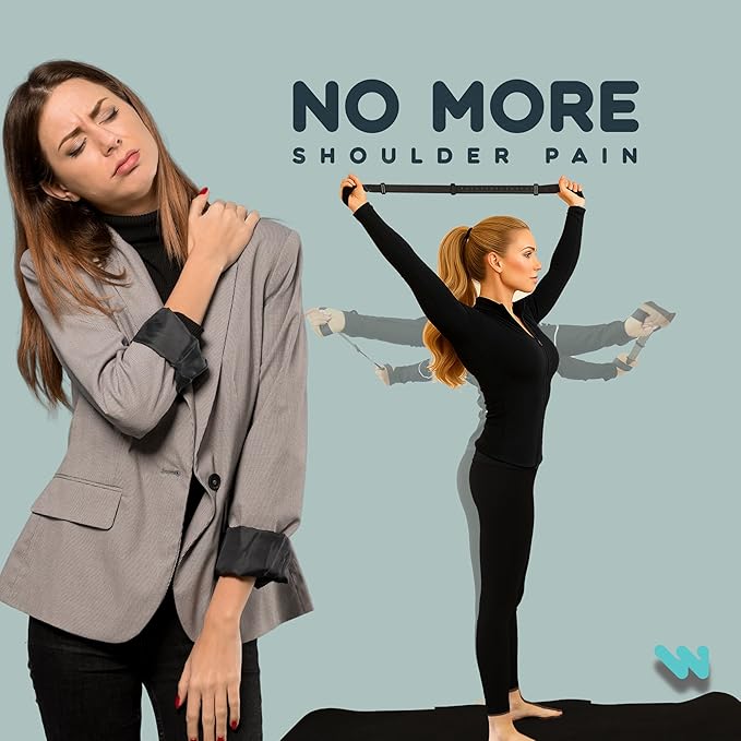 Stretching Strap – Non-Elastic Yoga Strap for Exercise. Stretch Strap for Mobility, Posture Correction & Rehab Stretching Equipment. Yoga Straps for Stretching with Progress Tracker.-GravixFit